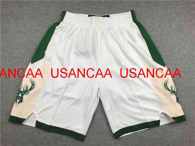 

Milwaukee White Men's Basketball Shorts Size : S-XXL, Black;blue