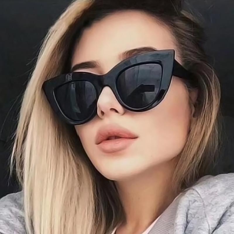 

Sunglasses Fashion Cat Eye Ladies Frame Candy Color Cateye Eyeglasses Women Eyewear Female
