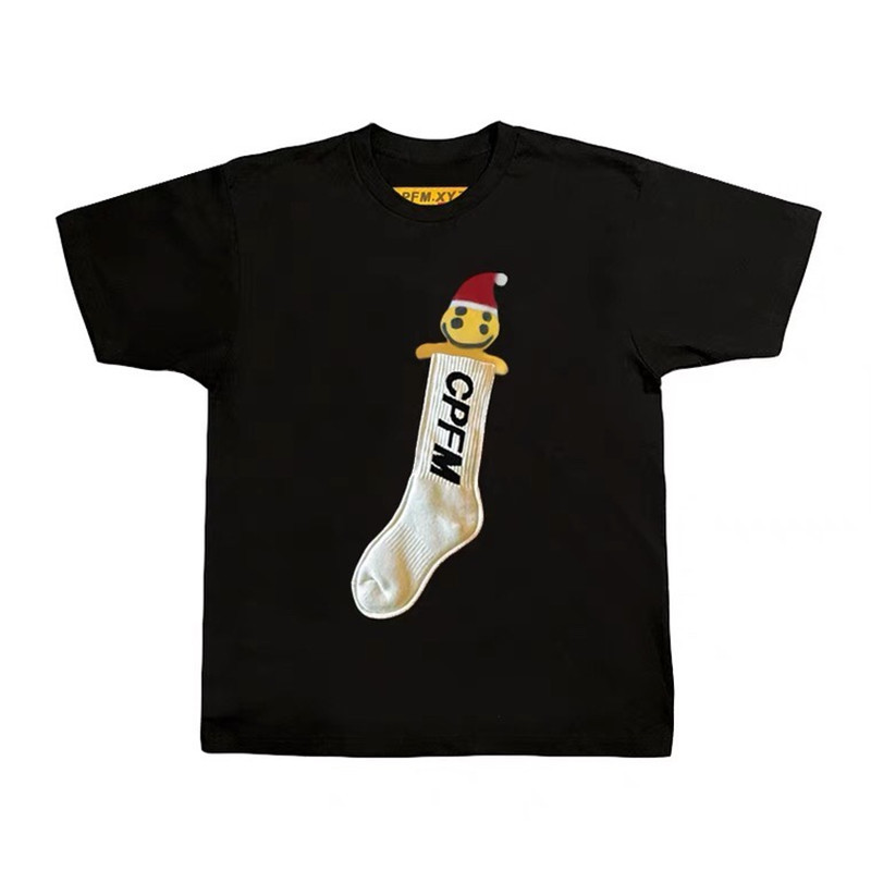 

Black White T shirt Men Women Quality Top Tee Streetwear T-shirts, White;black