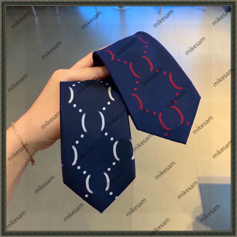 

Designers Handmade Tie Cravates Mens Business Necktie Krawatte Letter Embroidered Ties Corbata Fashion Silk Neckties Cravatta Luxury Gravata