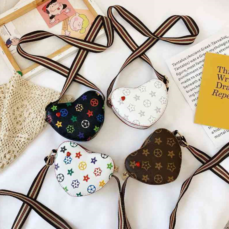 

Kids Bags Girls Handbag Coin Purse Fashion Chest Fanny Pack Purses Crossbody Bag Luxury Designers Handbags PU Leather Mini Totes G512LZK, Brown flower