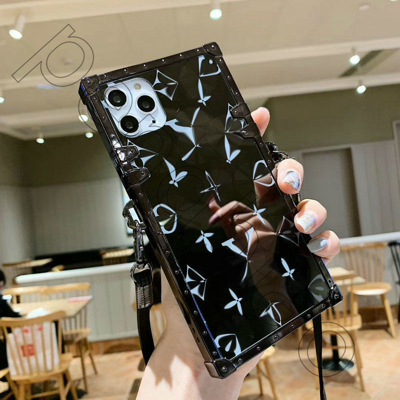 

Luxury designer phone cases for iphone 12 11 Pro Max XS XR X 8 7 plus fashion mirror Back cover case