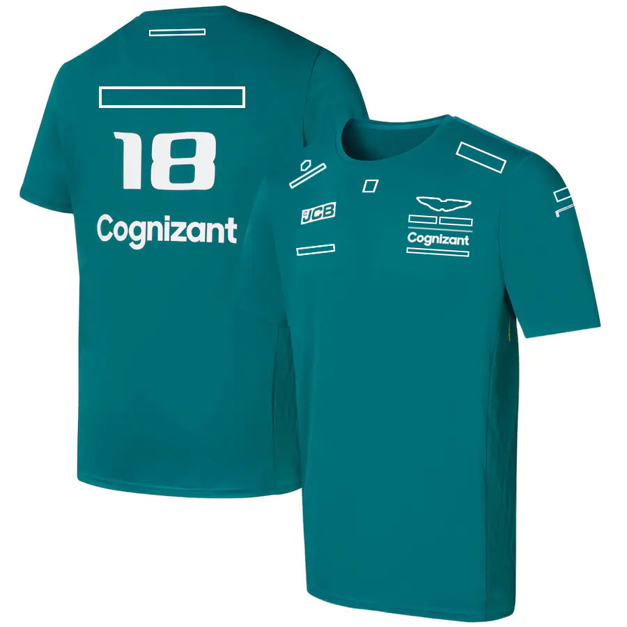 Combinaison de course F1 à manches courtes, vêtements de l'équipe de formule 1 pour hommes, style officiel, personnalisation de style