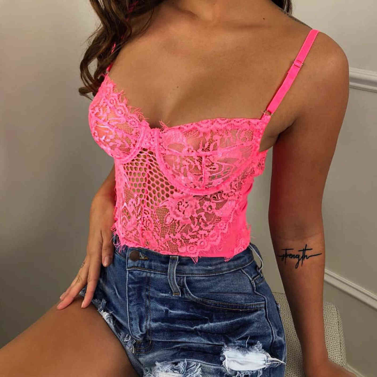 Sexy lingerie Modna Sexy Undercloth Lace Cut-out Mh Stitching Women's Jumpsuit 3552-image-737902821