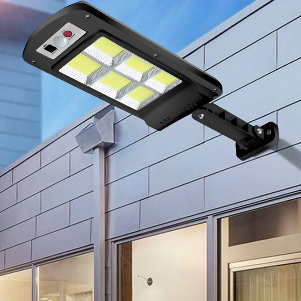 

Super Bright 240 Leds Solar Remote Control Wall Light Street Lamp Motion Sensor Built in Long Battery Life Outdoor Sunlight