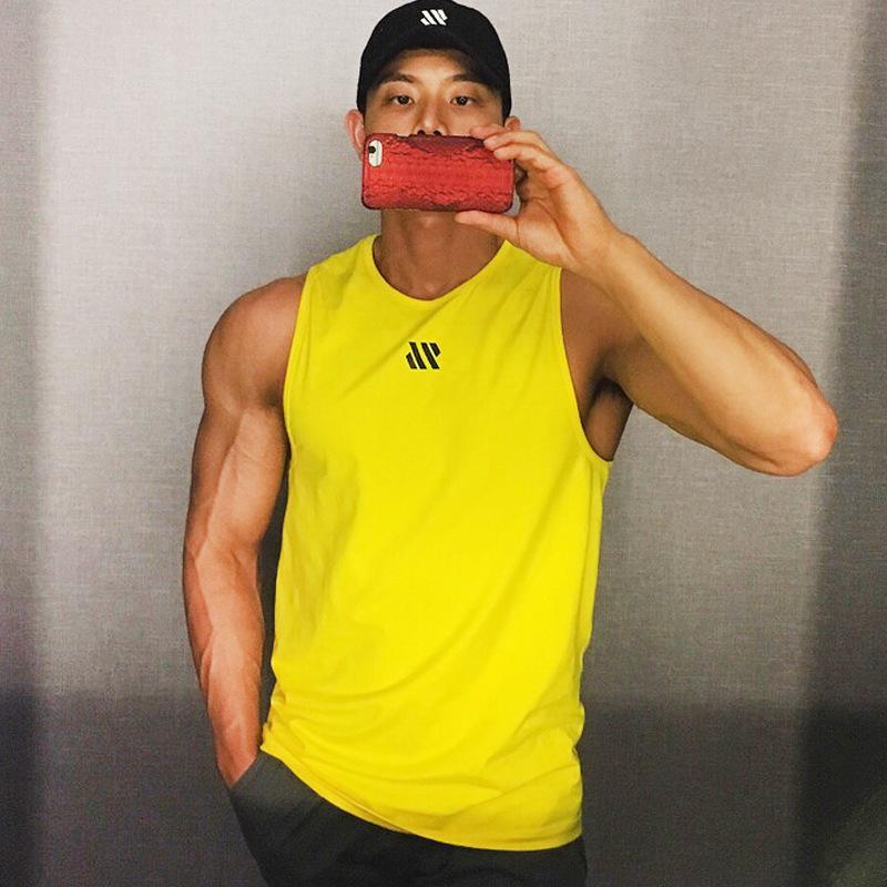 

Men' Tank Tops Mens Fitness Gyms Top Men Sleeveless Shirt Male Mesh Breathable Sport Vest Undershirt Running -40, White;black