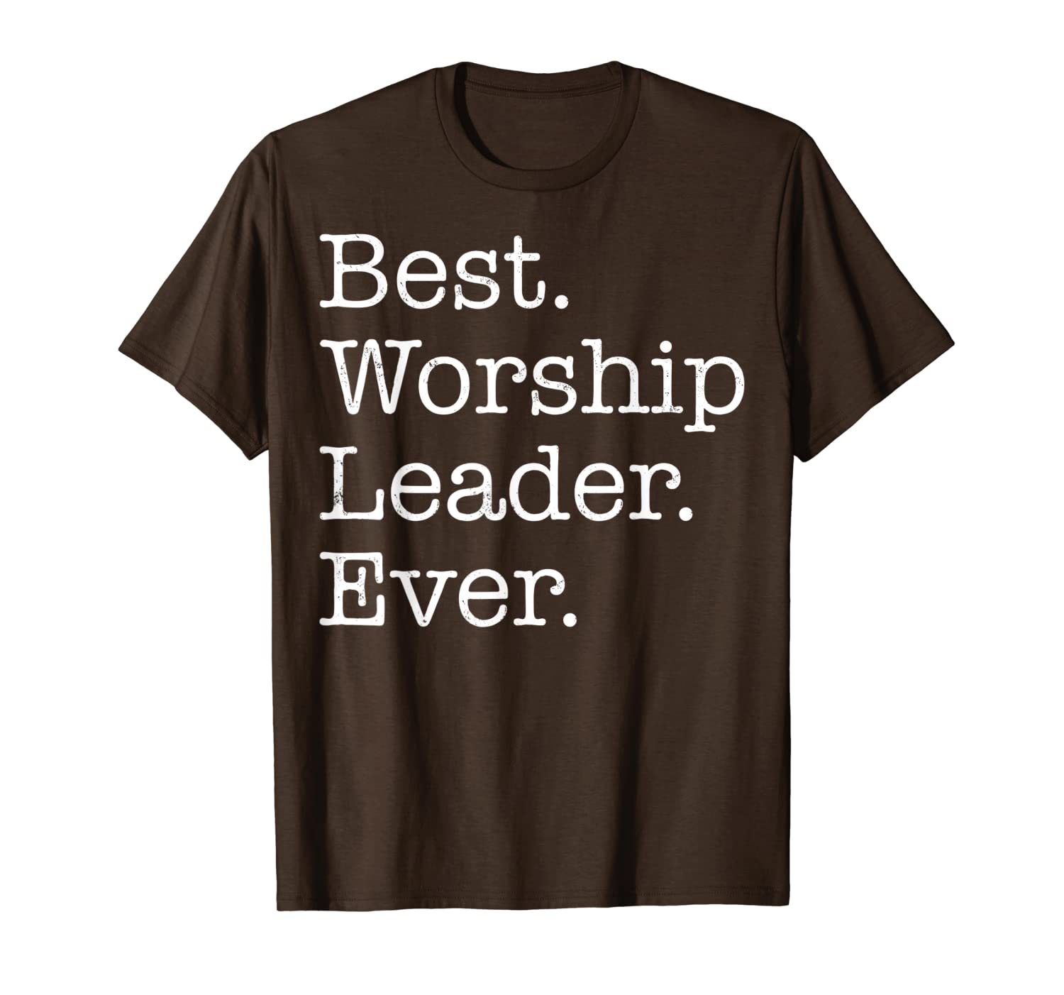 

worship leader ever t-shirt, White;black