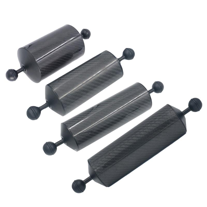 

Inflatable Floats & Tubes Carbon Fiber Extension Tray Float Arm Ultralight Double Ball Head Buoyancy 8-10 Inch For Underwater Scuba Diving