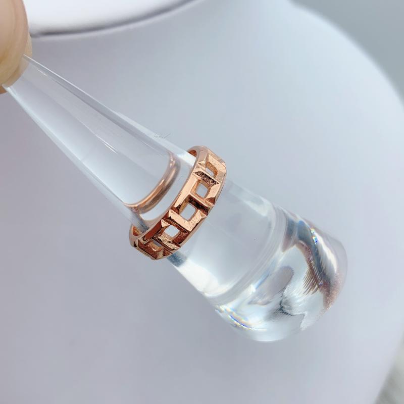 Cluster Rings Original Genuine 1:1 S925 Sterling Silver Europe And America Style Trendy Wide Women Logo Luxury High-End Jewelry Gift-image-702993274