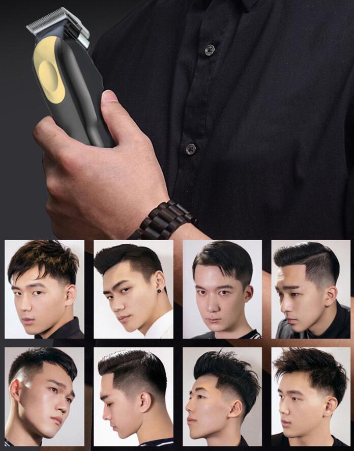 

8148 Magic Metal Hair Trimmer Clipper Electric Razor Men Steel Head Shaver Gold Red 1pc dropshipping
