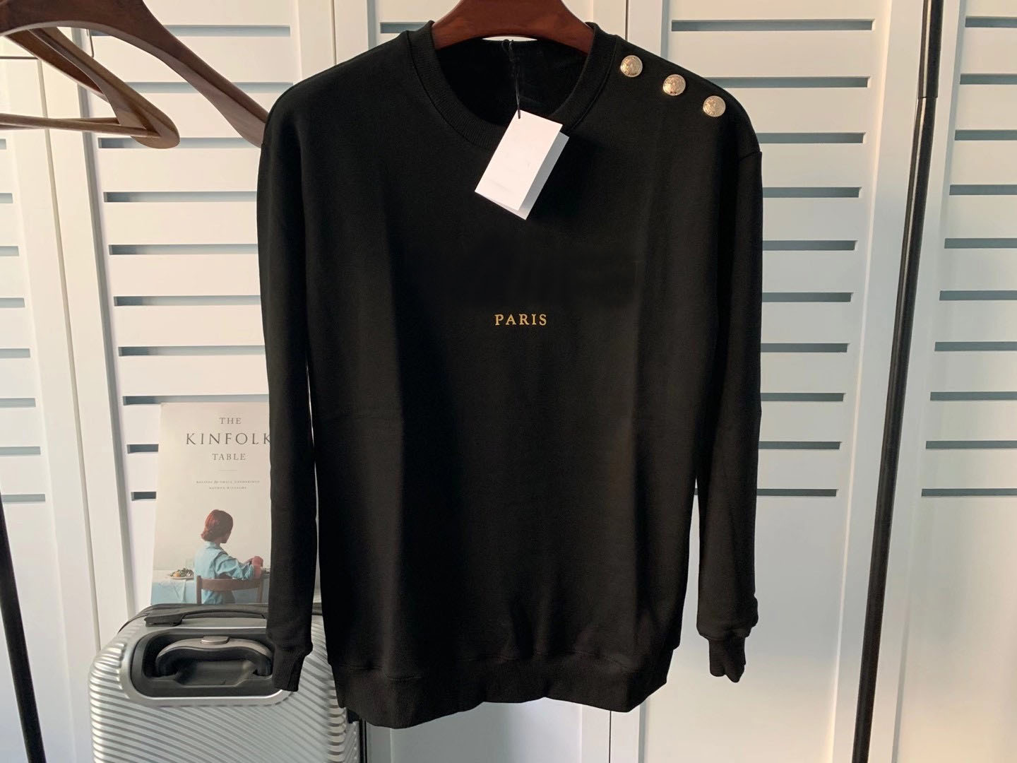 

2021 Designer Luxury Men Womens Sweater Long Sleeve Sweatshirts Oversize Hoodies Woman Mens Clothes Top Winter Cotton Jumper 21AW, Black