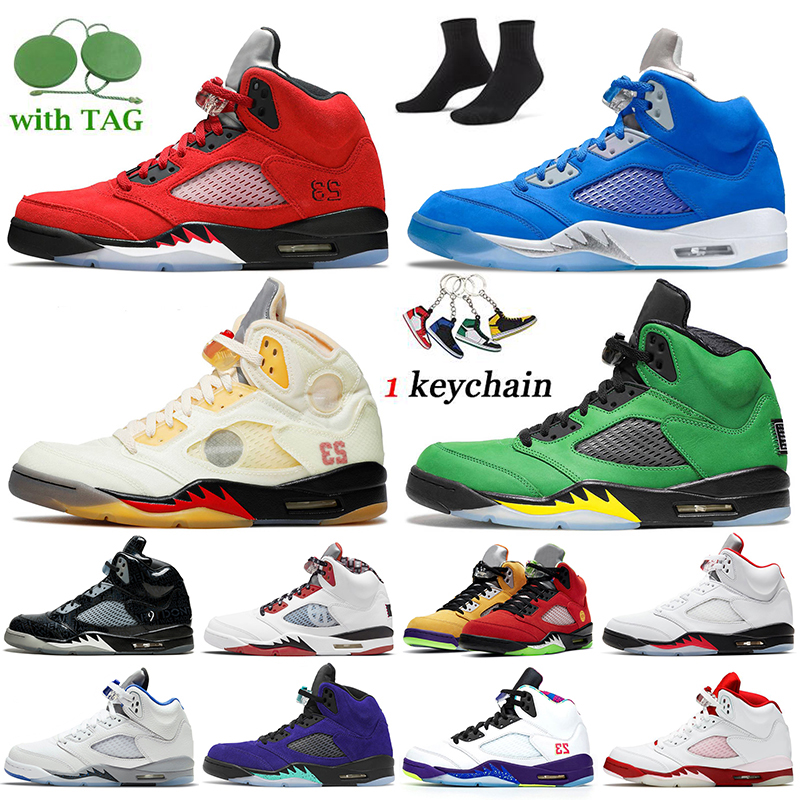 

JUMPMAN 5 Mens Basketball Shoes 5s Raging Bull Bluebird Fire Red Oregon Ducks Doernbecher Quai 54 What the Alternate Bel Grape Stealth 2.0 Sports Trainers Sneakers, #2 doernbecher 40-47