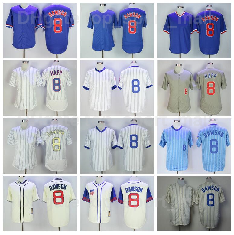 

Retro 1929 1942 1969 1988 1994 Vintage Baseball 8 Andre Dawson Jersey Flexbase Cool Base Retire Pullover Pinstripe Blue White Grey Team Cooperstown, 1942 vintage