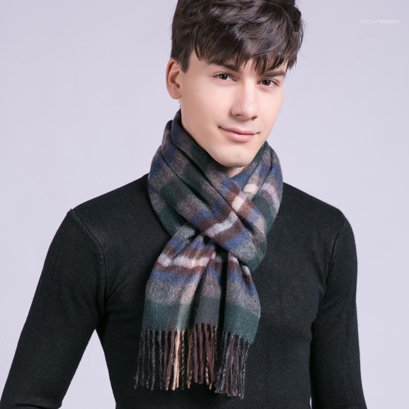 

Winter Wool Scarf For Men Shawls And Wraps Classical Bufanda Hombre Warm Plaid Scarves Male Fashion Echarpe1