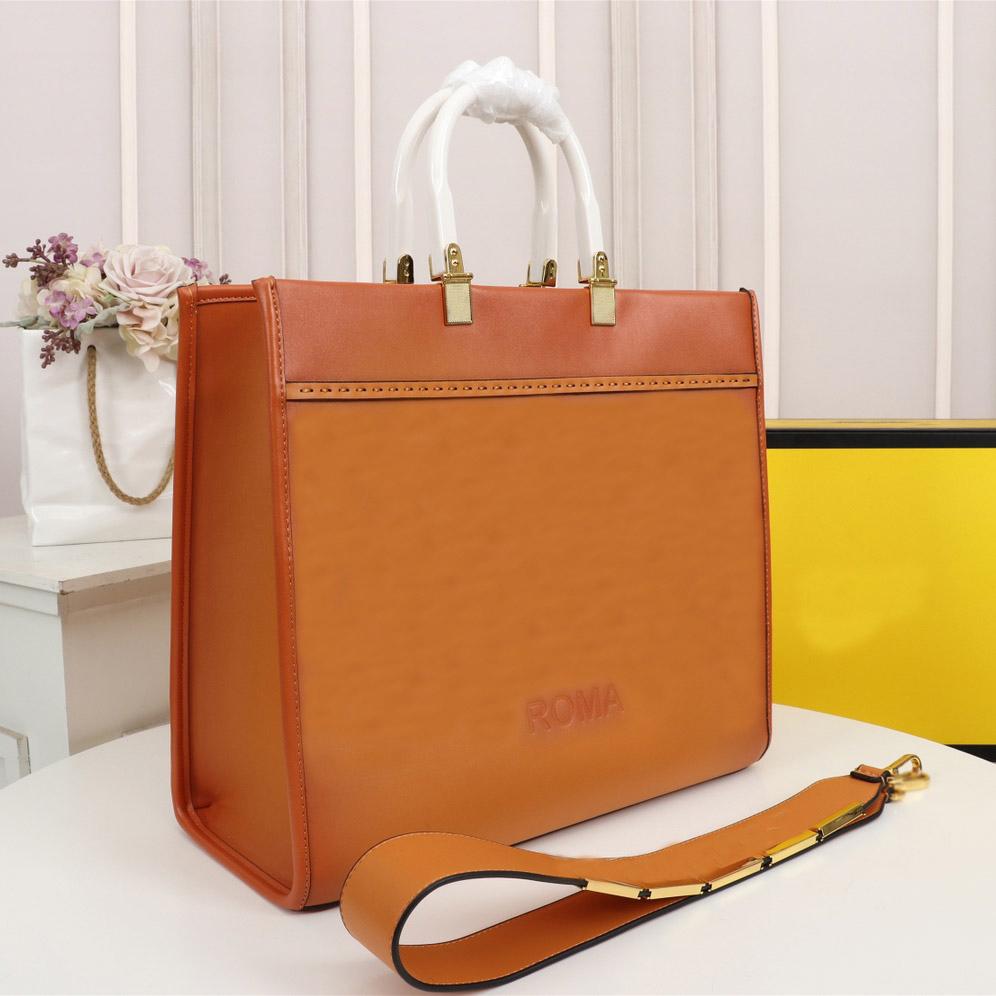 

Tote Bags letter decoration shoulder bag large capacity men women universal leather handbags retro style design designerbag