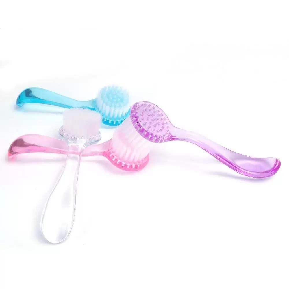

Exfoliating Facial Brushs Face Soft Facial Brush Deep Pore Cleansing Nylon Makeup Face Washing Pink Purple White Blue