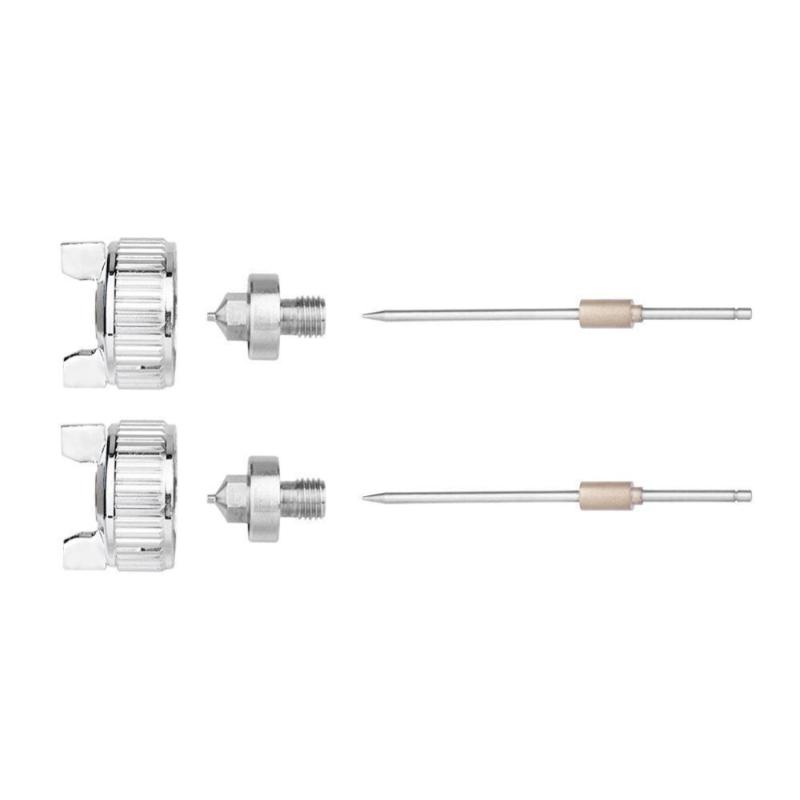 

Professional Spray Guns H-2000 HLVP Paint Sprayers Nozzle Needle, 0.8/1.0mm Mini Air Gun Aerografo Needle Cap