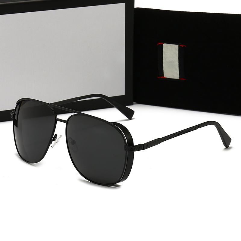 

2021 Brand Designer Polarized Sunglasses Men Women UV400 Male Driving Goggles Square Sun Glasses Classic Fishing Eyewear, White;black