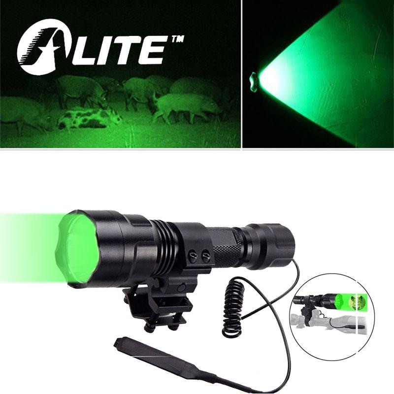 

Hunting Fishing Tactical Use 18650 XPE LED Powerful Green Red Flash Light Torch Lamp For Camping Flashlights Torches