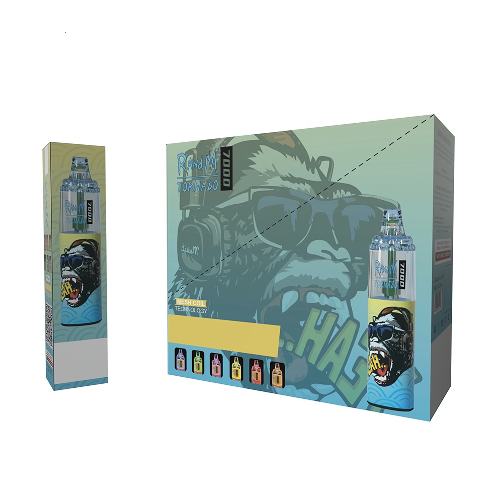 

Factory Price RandM Tornado 7000 puffs Disposable E cigarette RM Type-C rechargeable vapes