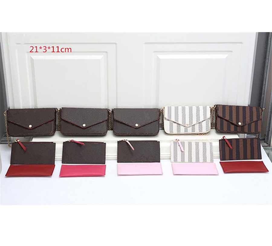 

SELL WELL Newset Women Lady Messenger Bag 21cm Classic pattern Shoulder Bags Genuine Leather Chain Handbags Purse 05, Dustbag