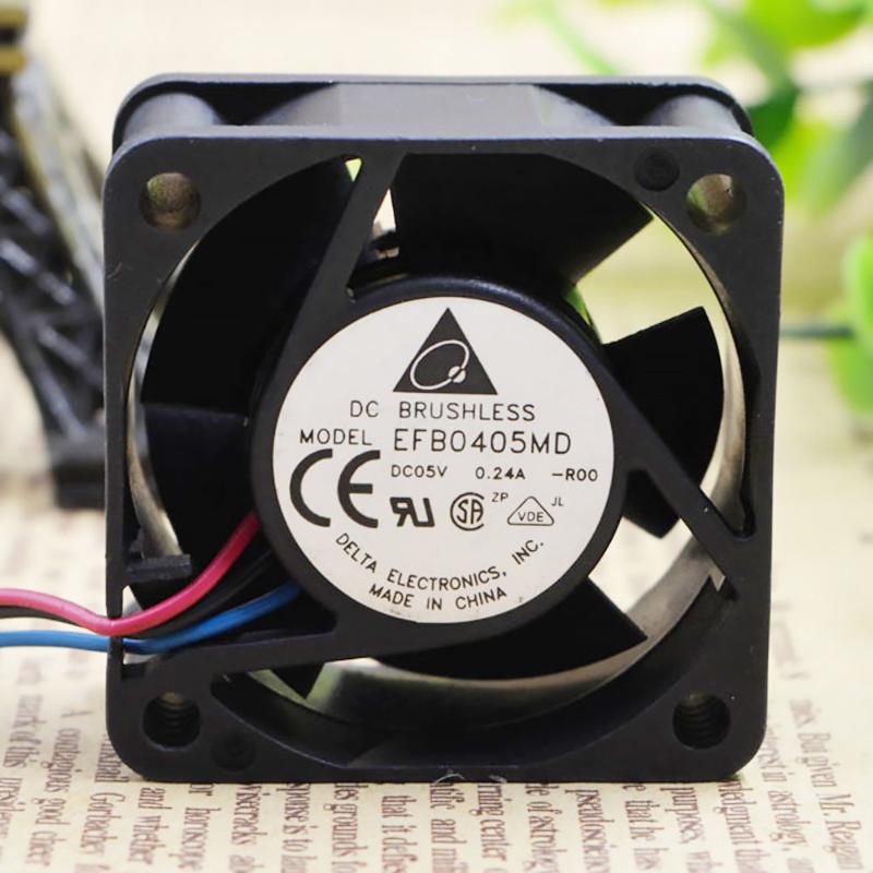 

Delta 4020 4cm EFB0405MD -ROO 5V 0.24A Huawei AR28-11 Server Fan Cooling 40x40x20mm Cooler Fans & Coolings