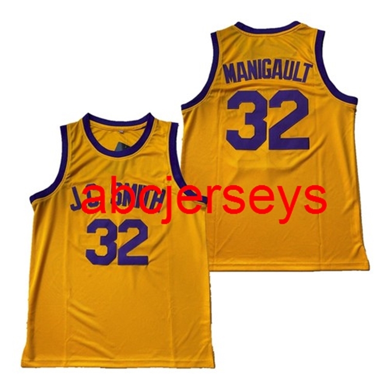 

Men's JC Smith #32 College Don Cheadle Earl The Goat Manigault basketball Jersey Top Quality Stitched embroidery, Yellow