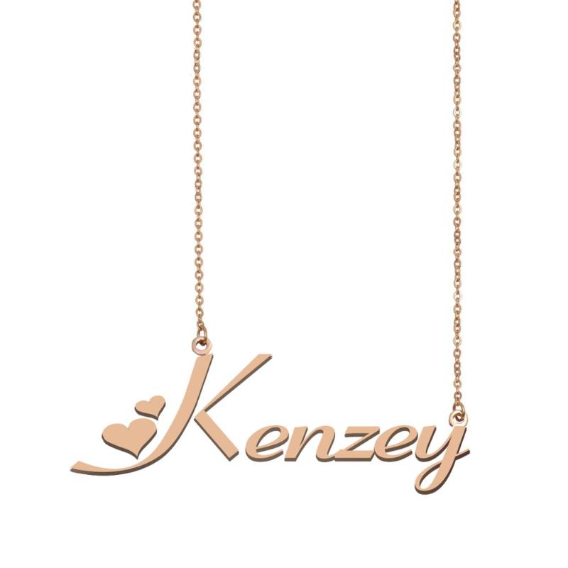 Pendant Necklaces Kenzey Name Necklace , Custom For Women Girls Friends Birthday Wedding Christmas Mother Days Gift-image-709029354