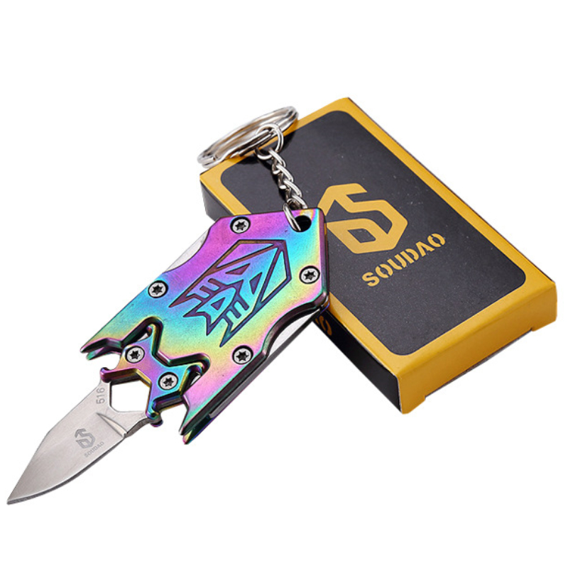 

Keychain Ring Portable Cutter to Cut Paper and Box Mini Knife Multi-function High Sharp Kitchen Accessories