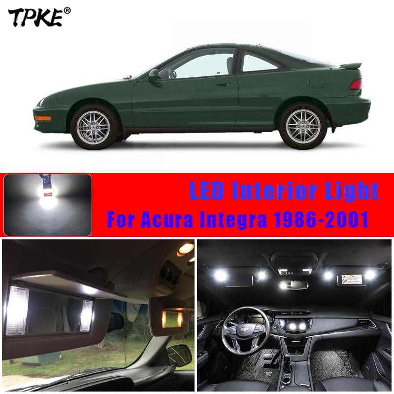 

For Integra 1986-2001 Canbus Vehicle LED Interior Map Dome Trunk License Plate Lights Kit Car Lighting Accessories Emergency