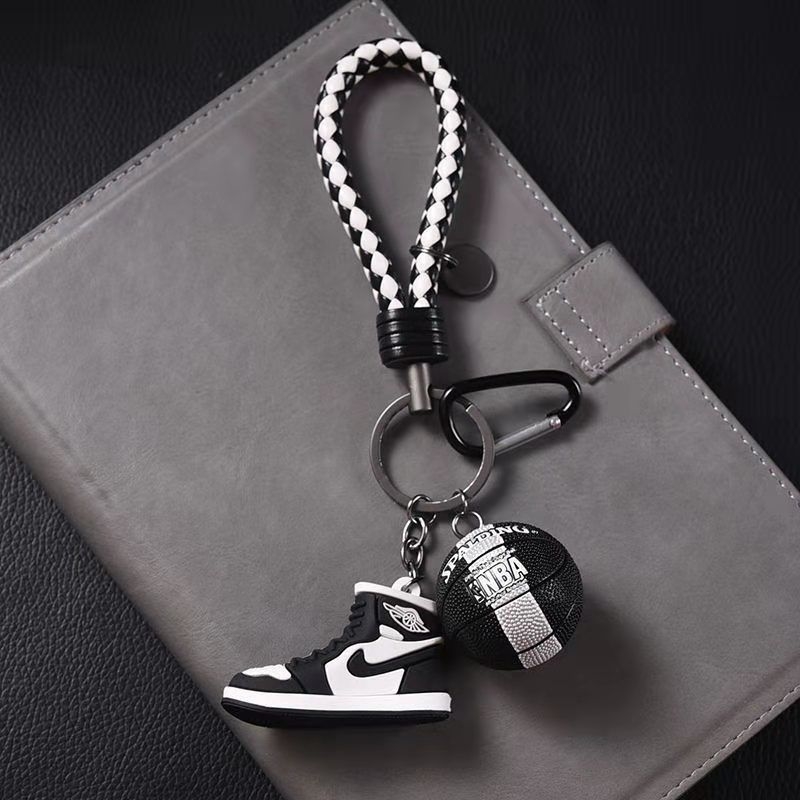 

Mini AJ basketball shoes key chain creative three-dimensional model handmade pendant car men and women