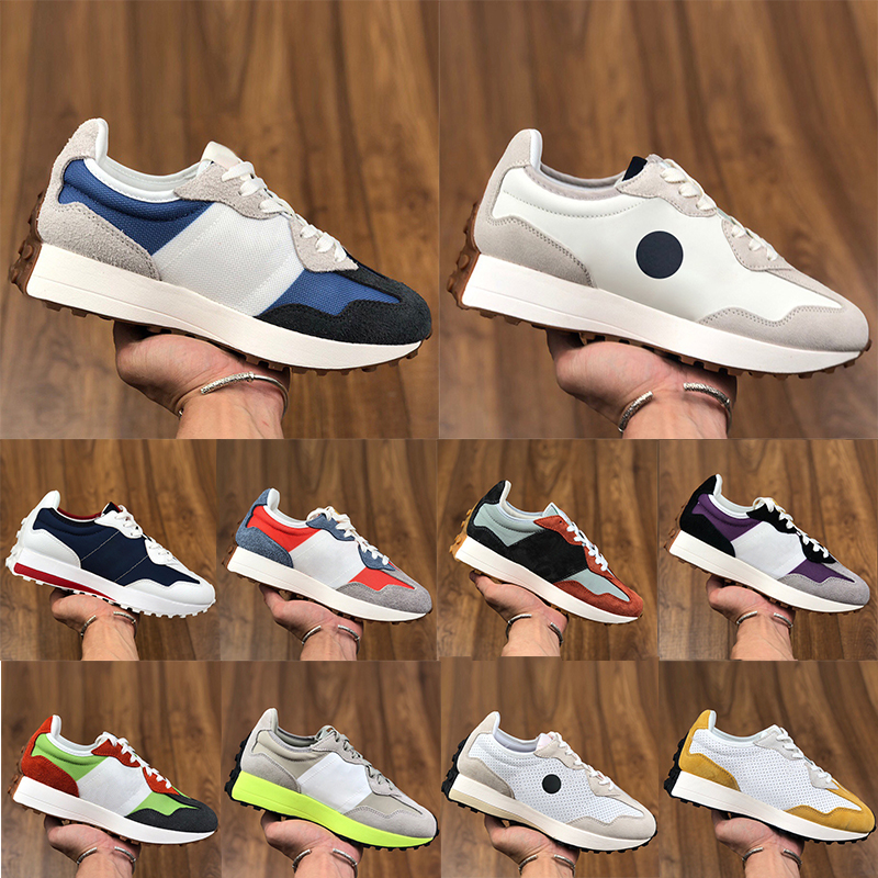 

Top Quality New-327 Mens Womens Authentic 327 Running Shoes Balance Sports Sneakers Pride Lime Green Navy White Black Men Women Trainers Out