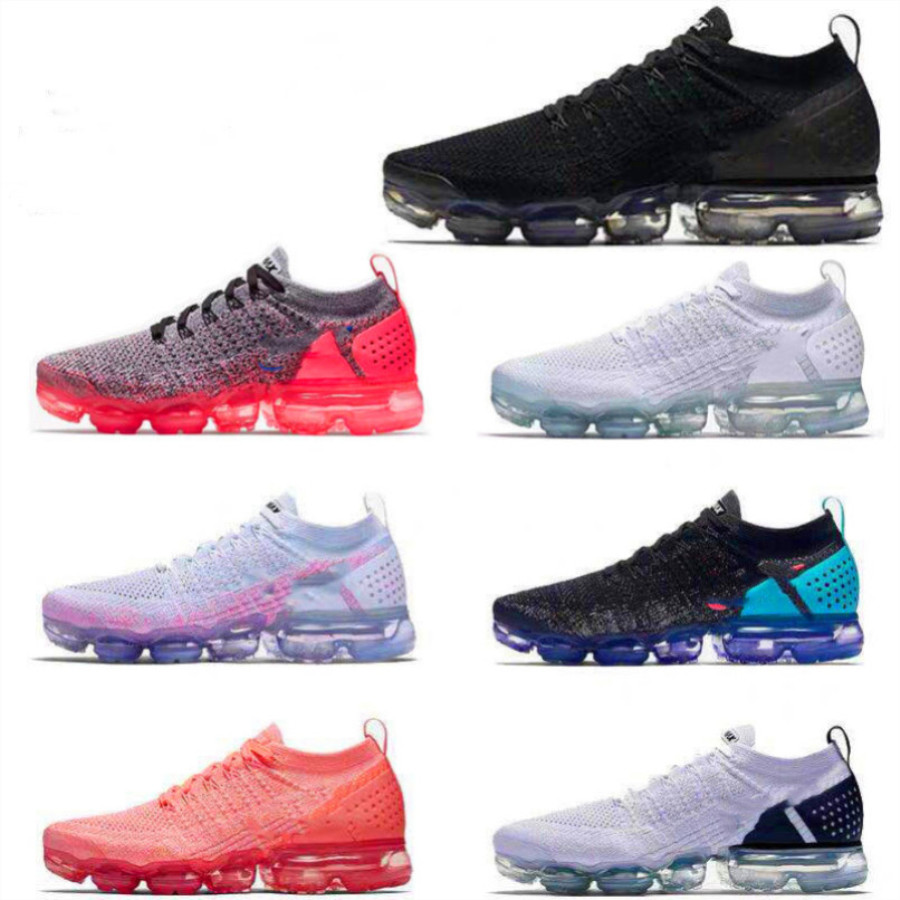 

Air Vapourmax 2.0 1.0 Running maxes Shoes for max Knit Vapor men Athletic Trainers Sports Women Max Outdoor Sneakers Walking Shoe, White