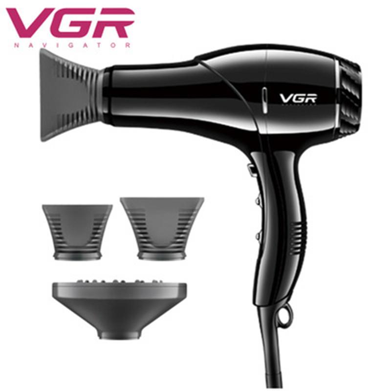 

110V~220V VGR Hair Dryer Style Negative Ion Quick-drying Household High-power Salon 409 Electric Brushes