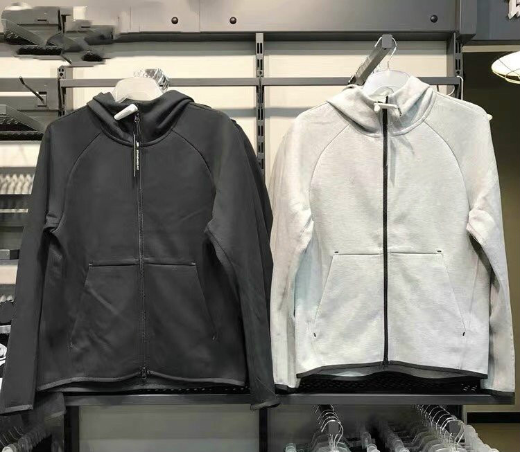 

2020 Europe America most classic sports brand mens designer sweatshirt track hoodie for men Comfortable breathable elasticity splice hoodies, Black