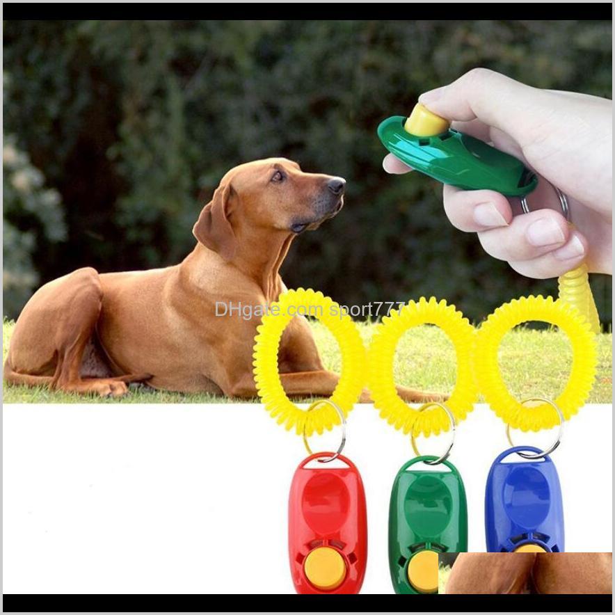 

Pet Dog Training Whistle Click Clicker Agility Training Trainer Aid Wrist Lanyard Dog Training Obedience Supplies Mixed Colors Wkwyz 7Gxif
