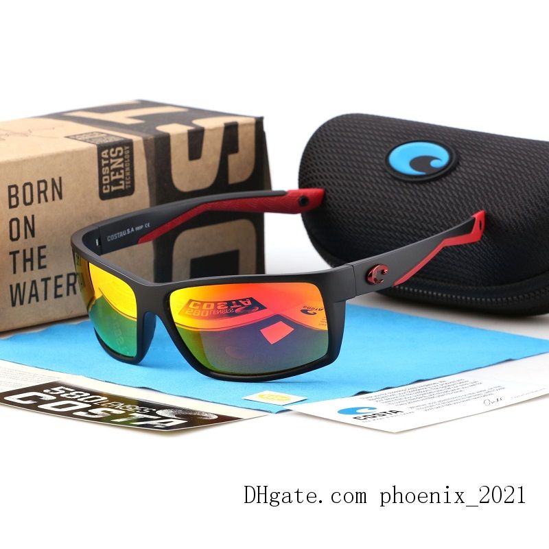 Classic Costa Sunglasses for Men Luxury Designers Sun Glasses UV400 High-quality Polarized PC Lens 580P Color Coated TR-90&Silica gel Frame - Model