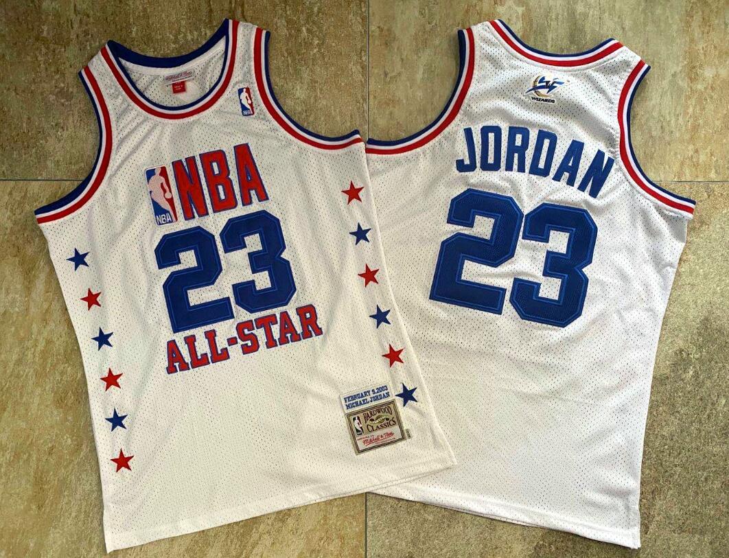 

NBA jersey All-star 23 Michael Jordan 8 24 Kobe Bryant 1 McGrady 15 Carter 3 Iverson 41 Nowitzki 1989 2003 2004 2009 Mitchell&Ness Hardwoods Classics retro Jerseys 01
