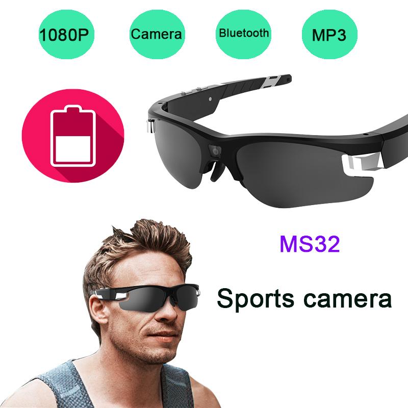 Mini Cameras 1080P Brand HD Smart Glasses Camera Bluetooth Sports Camcorder Sunglasses Action Outdoor Microcam-image-744191374