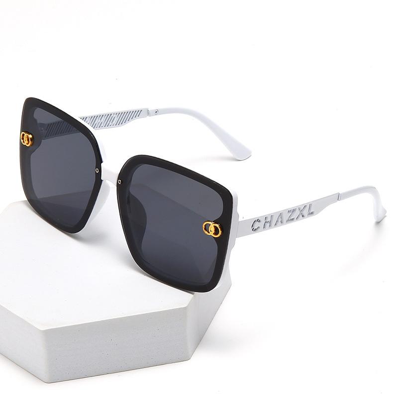 

Sunglasses Retro Square Big Frame Metal Anti-Ultraviolet Men And Women Fashion Luxury Outdoor Sports Street Shooting Glasses