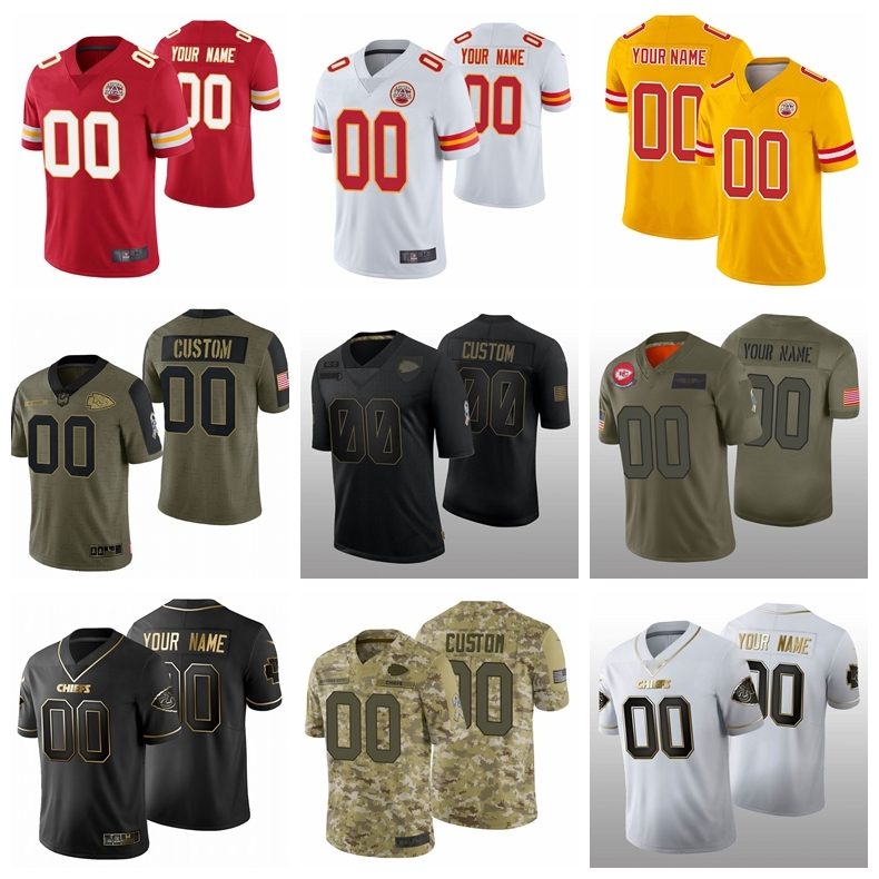 

2021 Custom Kansas City Men Women Youth Chief Football Edition City Split Vapor Limited Stitched Jersey Size S-6XL, 12