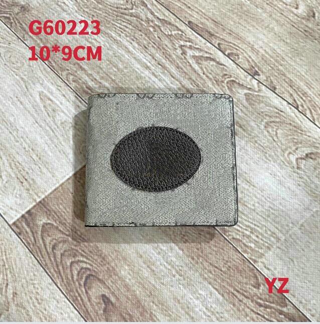 

Handbag Women Designers Bags 2021 Wholesale lady long Short wallet multicolor coin purse Card holder original classic zipper pocke G60223 tr0, Brown