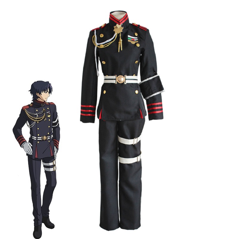 

Anime Seraph of the end Cosplay Guren Ichinose Cosplay Costume Owari no Seraph Military Uniforms Outfits Halloween Costumes Anime Costumes