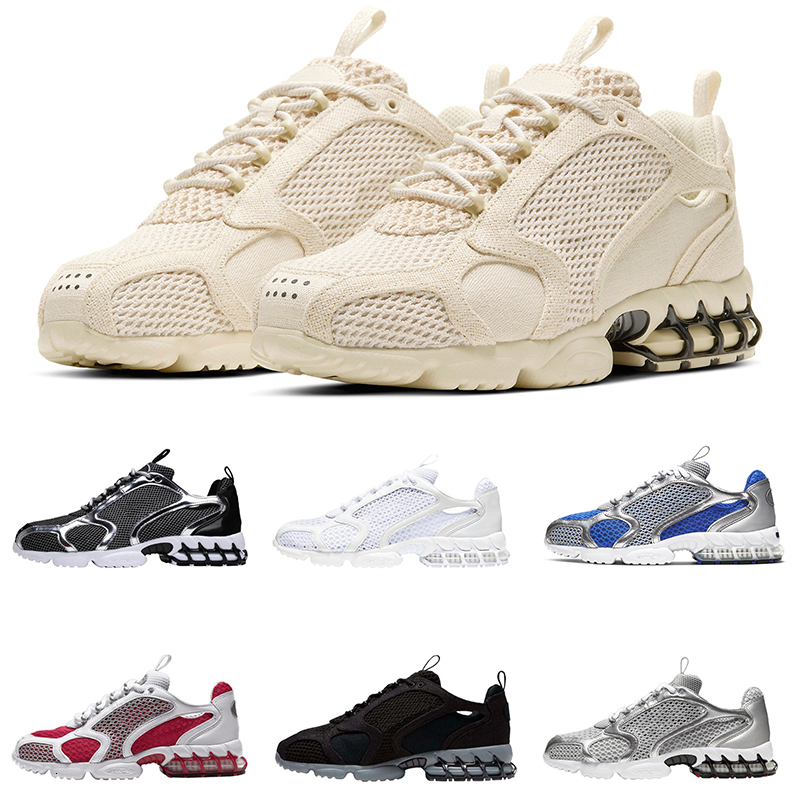 

spiridon caged mens des chaussures running shoes Metallic Silver Black Triple White Pure Platinum men womens trainer sports sneakers, # 1