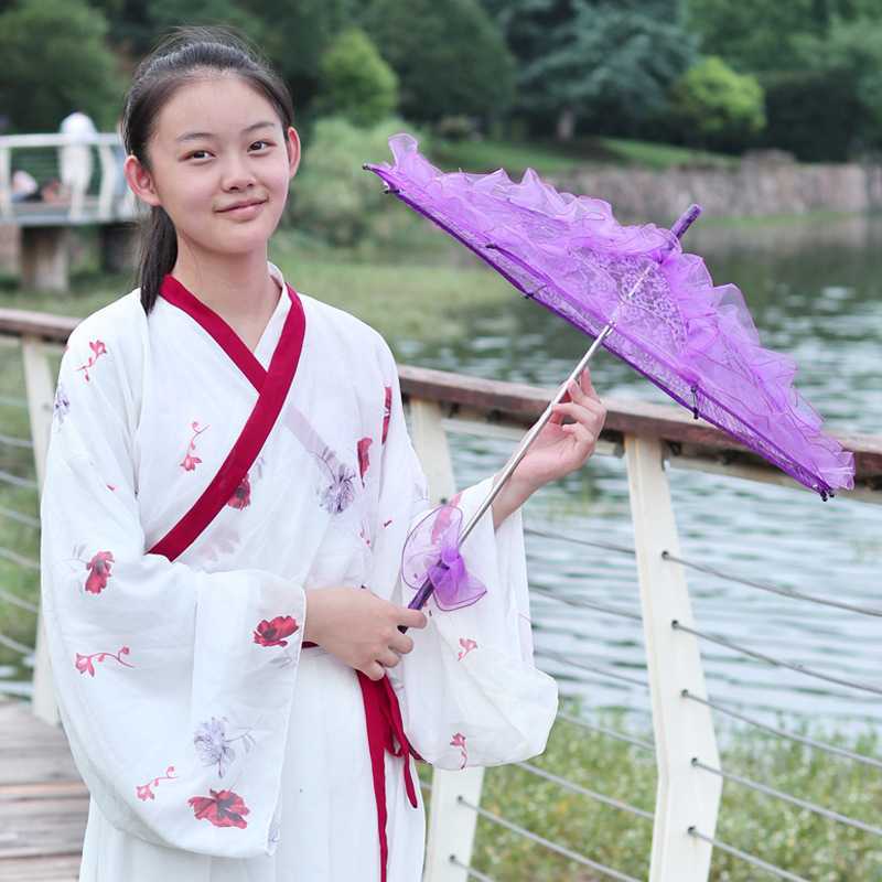 

Wedding Umbrella Multicolor Lace Bride Stage Dancing Props Photography Temperament Sun H1015