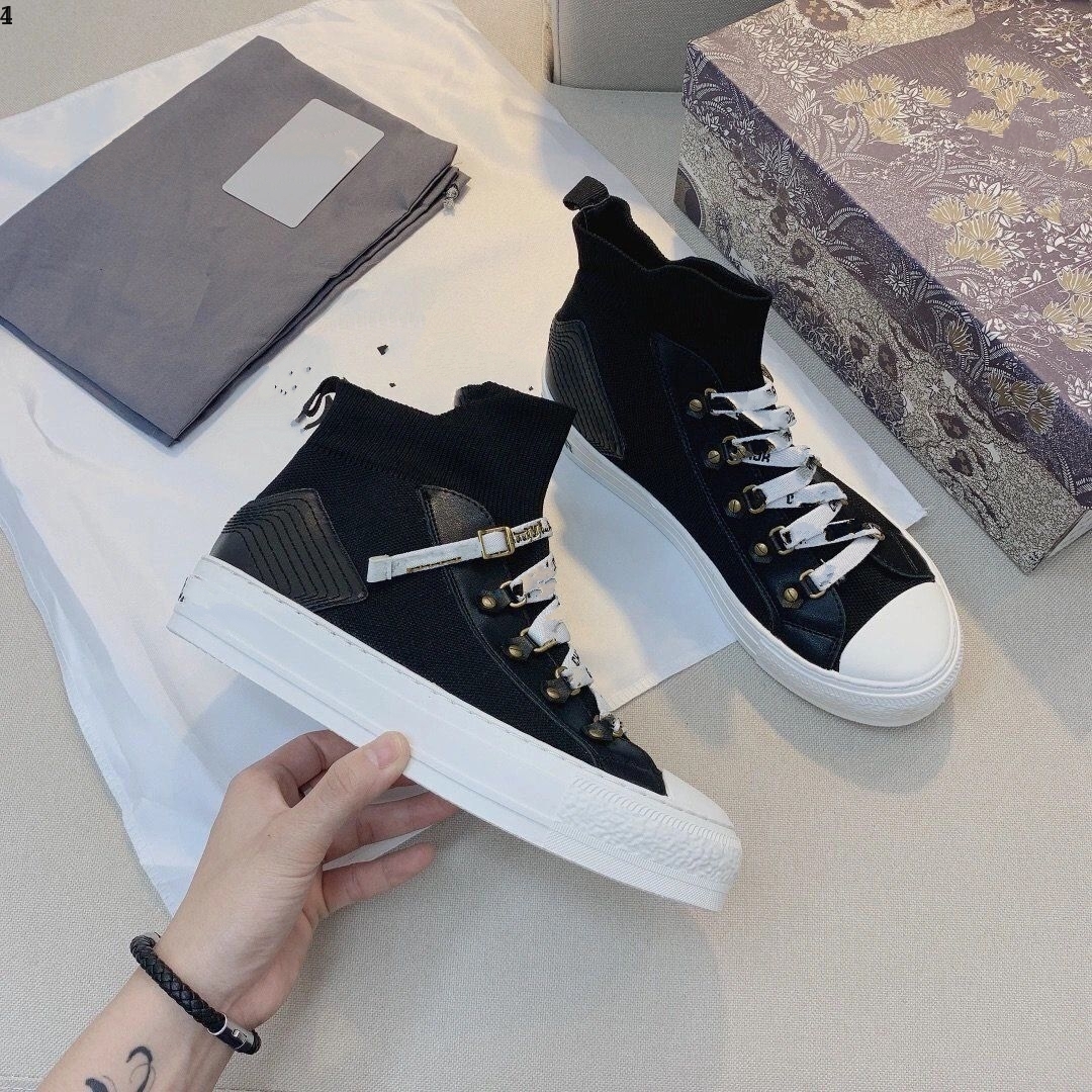 

Valentin 2021 Luxury design Arrival Women Walking Sneaker Blue Oblique Technical Mesh Sneakers Classic Platform Shoes Grils Lace-up Trainers kmj001