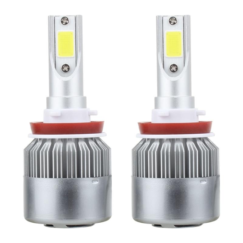 

Car Headlights H11 LED Canbus Bulbs 2 PCS H8/H9 36W 3600LM 6000K IP68 Casnbus Constant Current Headlight With COB Lamps,