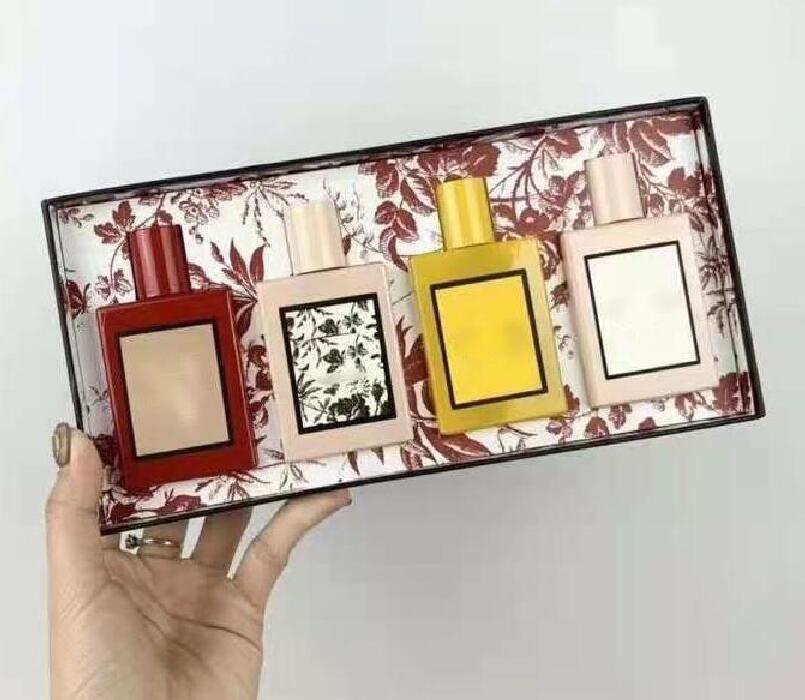 

2021 high quality gift box perfume lady blooming flower fragrance 4 in 1, 4x30ml long lasting incense