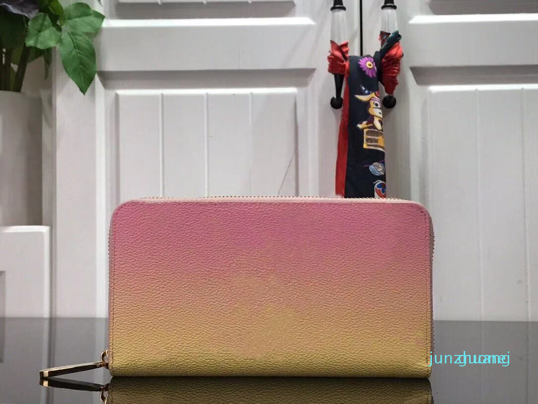 

Designer- Women bags Printed Standard Long Zippy Wallets Available in 2 Colors Pink Blue 2021