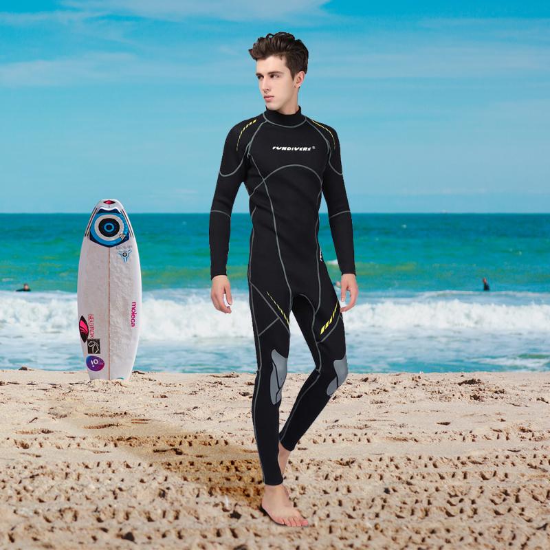 

3mm Neoprene Scuba Diving Wetsuit Winter Warm Wetsuits Full Suit UV Protection Thermal Swimming Surfing Kayaking For Men One-Piece Suits